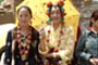 Daga Dolma-la and her daughter coming to receive blessings from His Holiness