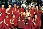 Group photo taken in Aachen, Germany. Seated in the front row center is His Eminence Chöje Ayang Rinpoche.