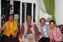 L-R: Lhochen Rinpoche, Phunwangla, Tashi Jamyangling and Genyen Jamyangling