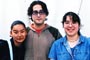 Tenpela Jamyangling, Sean Lennon and Cynthia backstage at Tibetan Freedom Concert