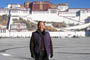 Tashi Jamyangling in front of the Potala Palace